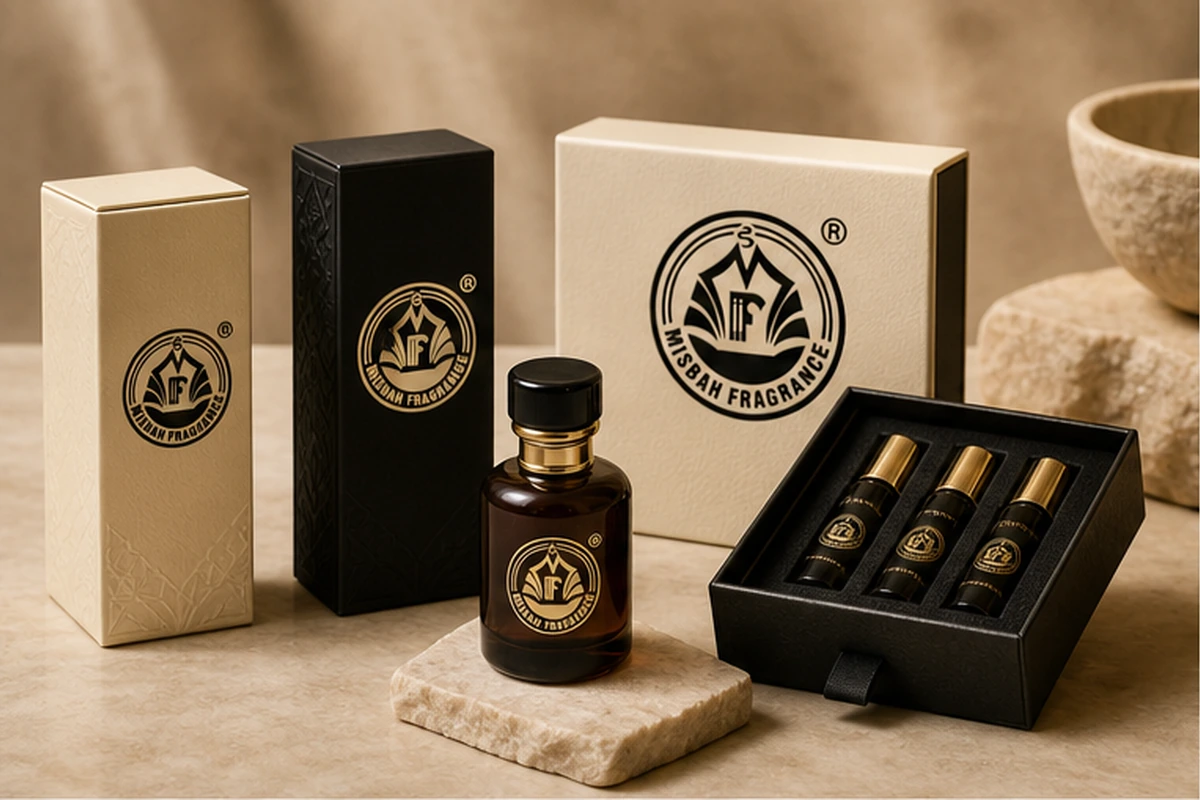 Misbah Fragrance incense stick packaging range