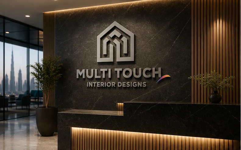 Multi Touch Interior Designs branded reception environment
