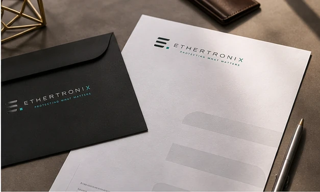 Letterheads & Envelopes finished product sample